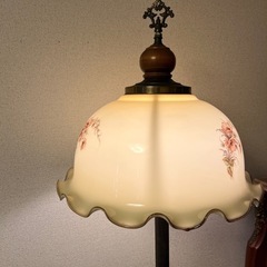 レトロ　フロアスタンドライトの画像