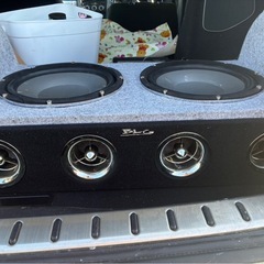 ウーファー&アンプの画像