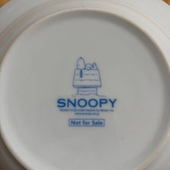 【無料♪お譲りします】非売品⭐︎スヌーピー SNOOPY ペアプレートセット 皿２点の画像
