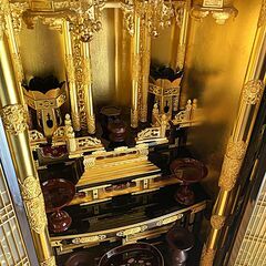【浄土真宗向け】金仏壇（魂抜き済）0円でお譲りしますの画像