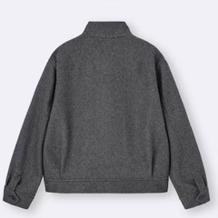 GU コージーメルトンスタンドジップアップジャケットの画像