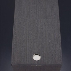 TATSU-CRAFT（タツクラフト） Bosk バスク キッチン ペール 45L BW ブラック ブラウン ごみ箱 分別 おしゃれ ふた付き キッチン ゴミ箱 ペール ふたつき フタ付きゴミ箱 屑入れ ダストボックス 橋本達之助工芸 業務用 日本製の画像