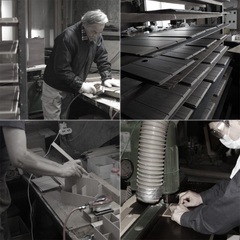 TATSU-CRAFT（タツクラフト） Bosk バスク キッチン ペール 45L BW ブラック ブラウン ごみ箱 分別 おしゃれ ふた付き キッチン ゴミ箱 ペール ふたつき フタ付きゴミ箱 屑入れ ダストボックス 橋本達之助工芸 業務用 日本製の画像