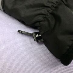 ( E-44 )メンズ 手袋 ブラック 黒 ２５ｃｍ 中古の画像