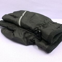 ( E-44 )メンズ 手袋 ブラック 黒 ２５ｃｍ 中古の画像