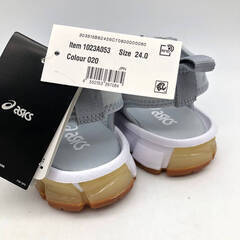 ss7918　アシックス スポーツサンダル 24cm ライトグレー asics GEL-QUANTUM 90 SD スポサン カジュアル レディース シューズ 靴 サンダル 未使用品の画像