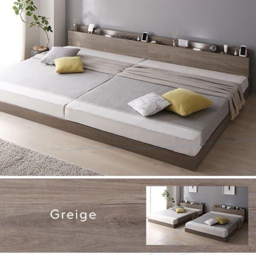 RASIKダブルベッドフレーム2台