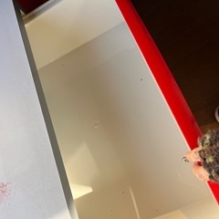 【11/24限定値下げ】赤い引き出しのテレビボード？の画像