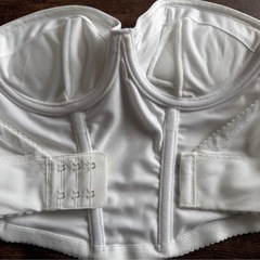 ビスチェ　ブライダルインナー　ローバック　花嫁　結婚式　ウェディング　ガードル　セット　ブラ　Ｂ70 の画像