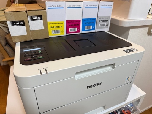値下げ　brother HL-L3230CDW カラーレーザープリンター トナー6本付き