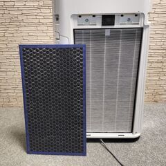 状態良好★ SHARP シャープ 加湿 空気清浄機 プラズマクラスター KC-H50-W 2019年の画像