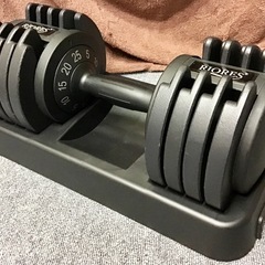 ダイヤル可変式ダンベル2個セット RIORES 5-25kgの画像