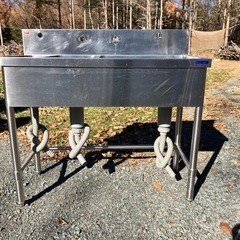 三層シンク　BGあり　業務用の画像