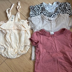 70 80 女の子服 9着の画像