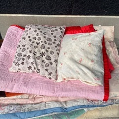 ◆早い方優先!! シングル　敷布団　掛け布団　毛布　ミニ毛布　まくら　いろいろセット☆の画像