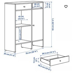 明日お渡しできる方即決します！IKEA ラック　棚　キャビネットの画像