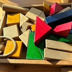 型はめ　積木　おもちゃの画像