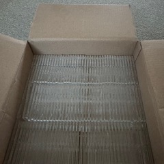 プラスチック コースター 120枚 まとめ売り 透明 滑り止め付きの画像