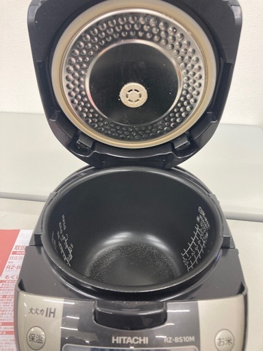 M236　HITACHI IHジャー炊飯器 5.5合炊き RZ-BS10M シルバー 2022年製