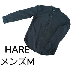 HARE 黒　シャツ　メンズ　Mサイズ