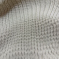 【中古品】titivate/ジップアップ ニット/Sサイズ/アイボリーの画像