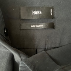 HARE 黒　シャツ　メンズ　Mサイズの画像