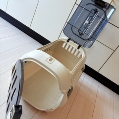 リッチェル キャンピングキャリーファインダブルドアS アイボリーの画像