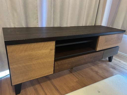 ニトリ テレビ台 ローボード ランダム 140cm 3020742 DBR (るるれれ