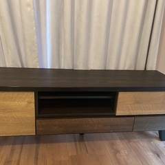 ニトリ テレビ台 ローボード ランダム 140cm 3020742 DBRの画像