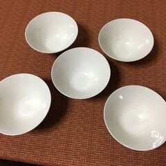 【昭和レトロ】5客 京都たち吉 橘 未使用品 茶碗 飯碗 ごはん茶碗 器 和食器 創作陶器 ヴィンテージ 橘屋吉兵衛の画像