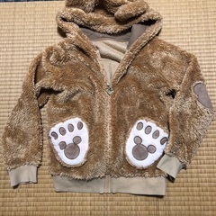 ディズニー　ダッフィー　モコモコ　パーカー