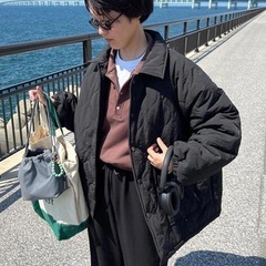 nugu / キルティングオーバーサイズジャケットの画像