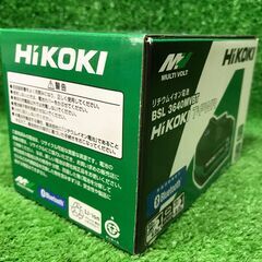 【SFU】HiKOKI BSL3640MVBT T-PWR バッテリー 36V-4.0Ah/18V-8.0Ah Bluetooth機能付【未使用品】の画像