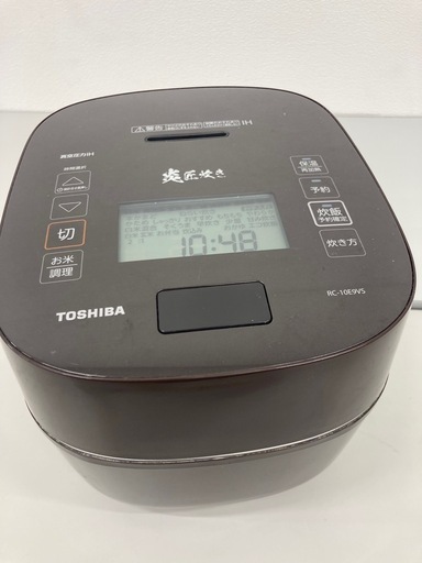 ご成約　M237　TOSHIBA RC-10E9VS　東芝真空圧力IHジャー炊飯器　　