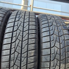 【埼玉県所沢市】直接来店のみ 組替え作業代含　155/65R14 オールシーズン 中古タイヤ 2024年製の画像