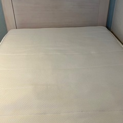 【ニトリ シングルベッド】ベッドフレーム＆マットレスの画像