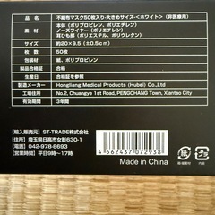 不織布マスク　50枚入り　5箱セットの画像