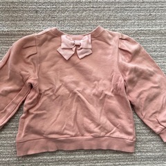 110cm ベルメゾン　トレーナー裏毛の画像