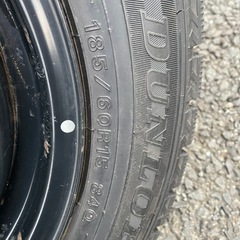 185/60R/15スタッドレスタイヤ タイヤホイール ダンロップ 4本セットの画像