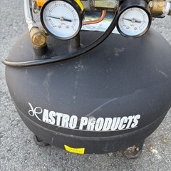 ASTRO PRODUCTS 静音エアコンプレッサー24L動作品の画像