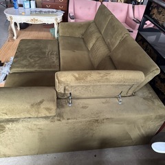美品　大型ソファー 3点セット 未使用足付の画像