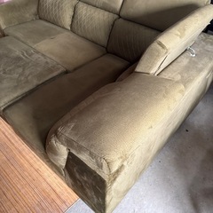 美品　大型ソファー 3点セット 未使用足付の画像