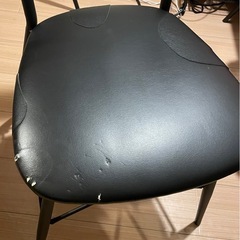 ダイニングテーブル　椅子2脚セットの画像