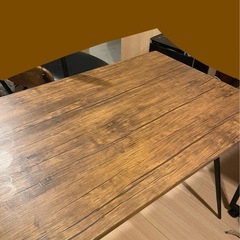 ダイニングテーブル　椅子2脚セットの画像