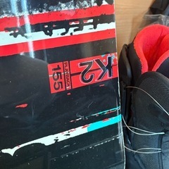 メンズスノボセット／板、ヴィンディング、靴、ケースの画像