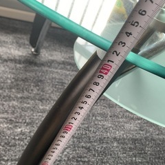 (取引中)ガラステーブル(W107 D60 H42)の画像