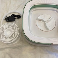 小型洗濯機 コンパクト 洗濯機 折り畳み バケツ 泥汚れ　上履き　洗車 タオルの画像