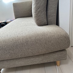 ニトリ3人掛けソファの画像