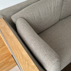 ニトリ3人掛けソファの画像