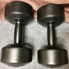 プラスチックダンベル 5kg×2本の画像